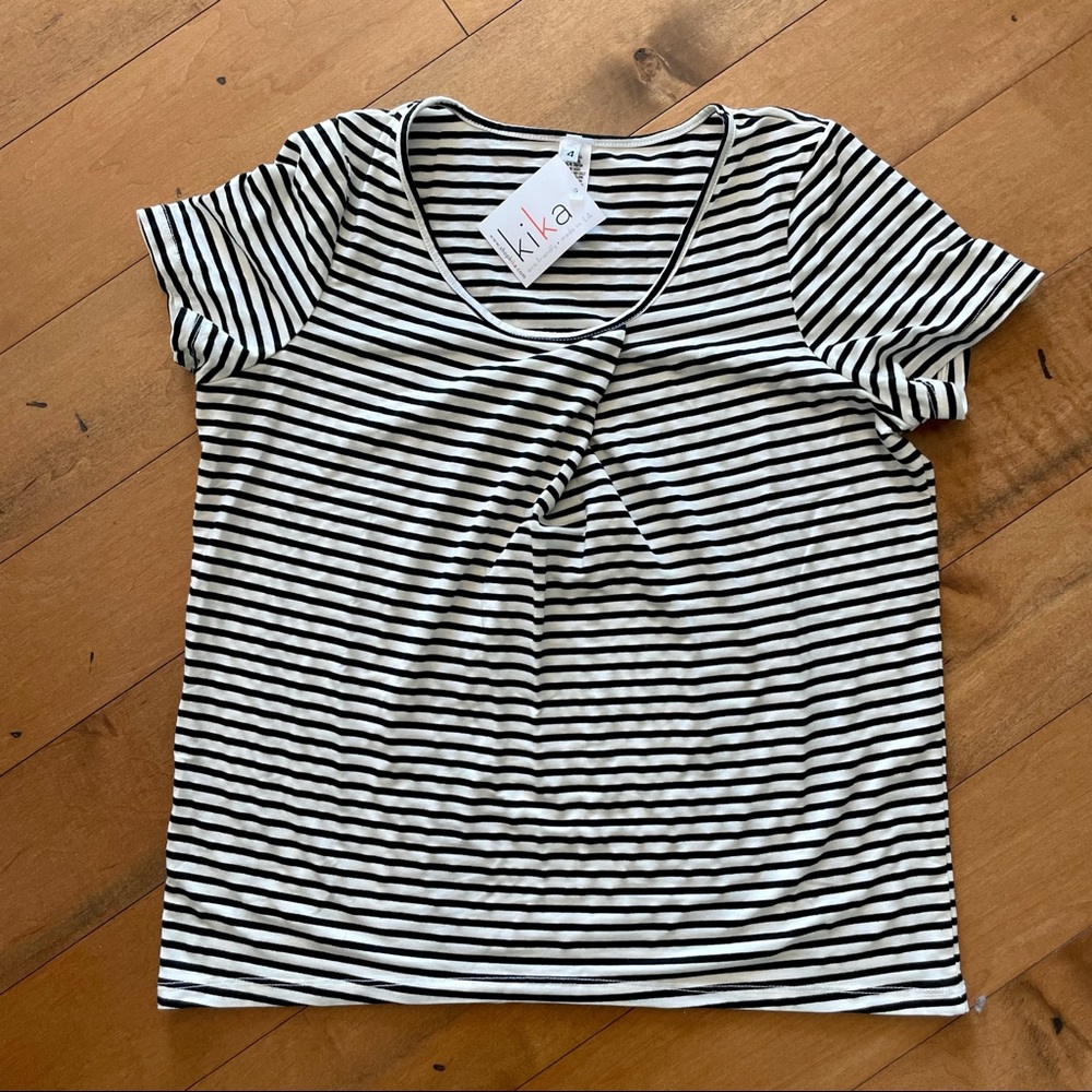 Striped top by Kika BNWT size large